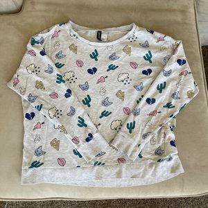 H&M Printed Sweatshirt